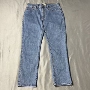 Madewell Jeans Womens 32x27 (30 tag) Mid Rise Perfect Vintage Blue Denim Cotton